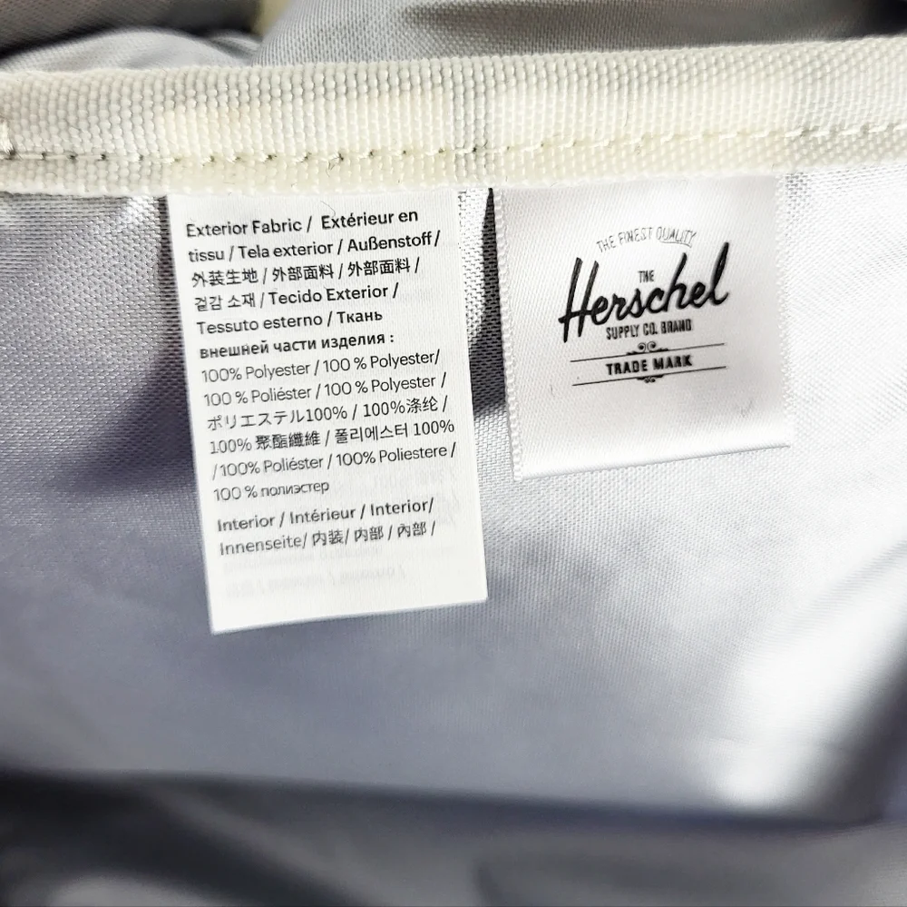 HERSCHEL Black Fleece Small Grove Backpack NWT
